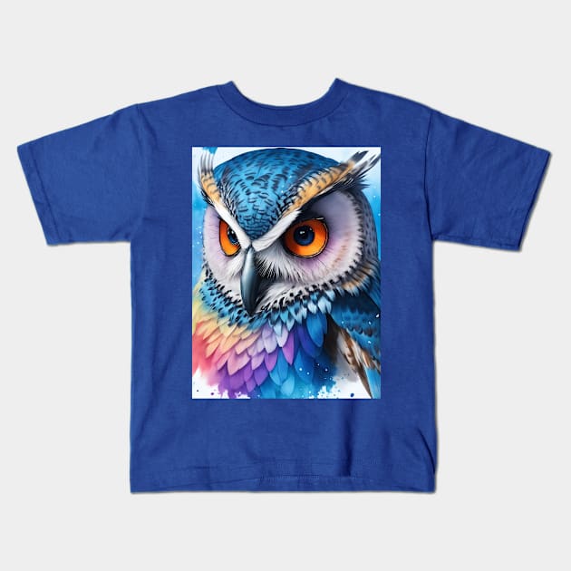 Owl Kids T-Shirt by DeVerviers